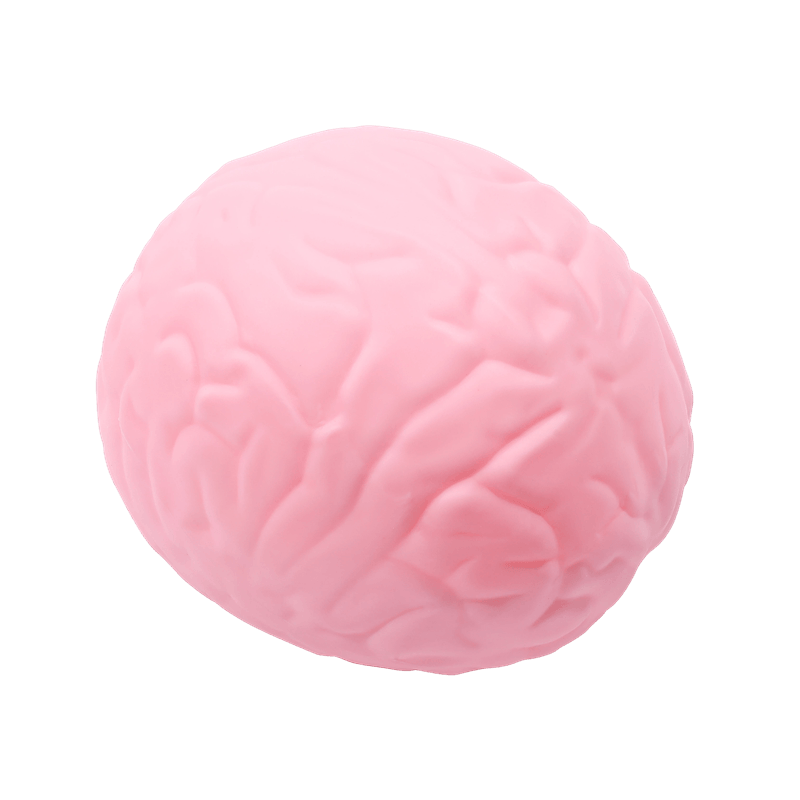 Juguete blando gigante con forma de cerebro, calmante suave y de ascenso lento para aliviar el estrés, accesorio de broma de órgano falso