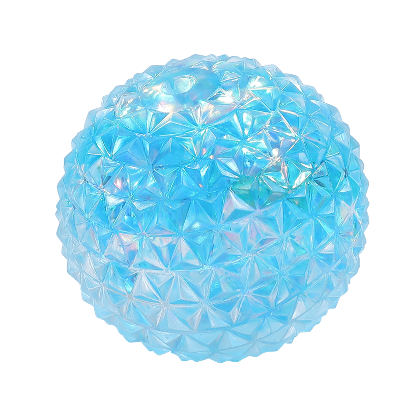 Bola de compresión con cuentas brillantes, juguete de estrés de cristal facetado, inquieto de escritorio de elevación lenta