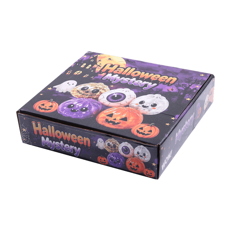 Juego de juguetes blandos de Halloween, calmante para el estrés de ascenso lento, inquieto sensorial del cráneo de calabaza con globo ocular
