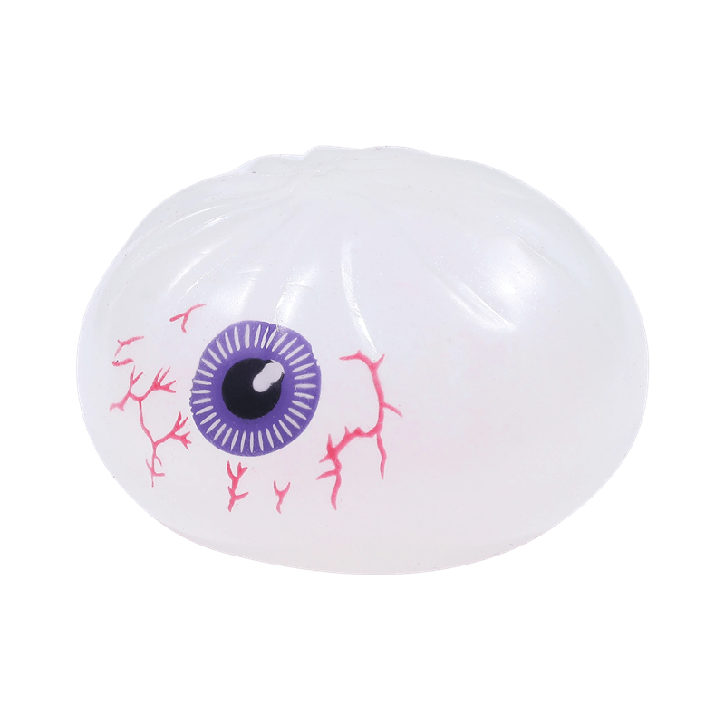 Juego de juguetes blandos de Halloween, calmante para el estrés de ascenso lento, inquieto sensorial del cráneo de calabaza con globo ocular