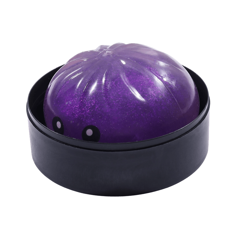 Juego de juguetes blandos de Halloween, calmante para el estrés de ascenso lento, inquieto sensorial del cráneo de calabaza con globo ocular