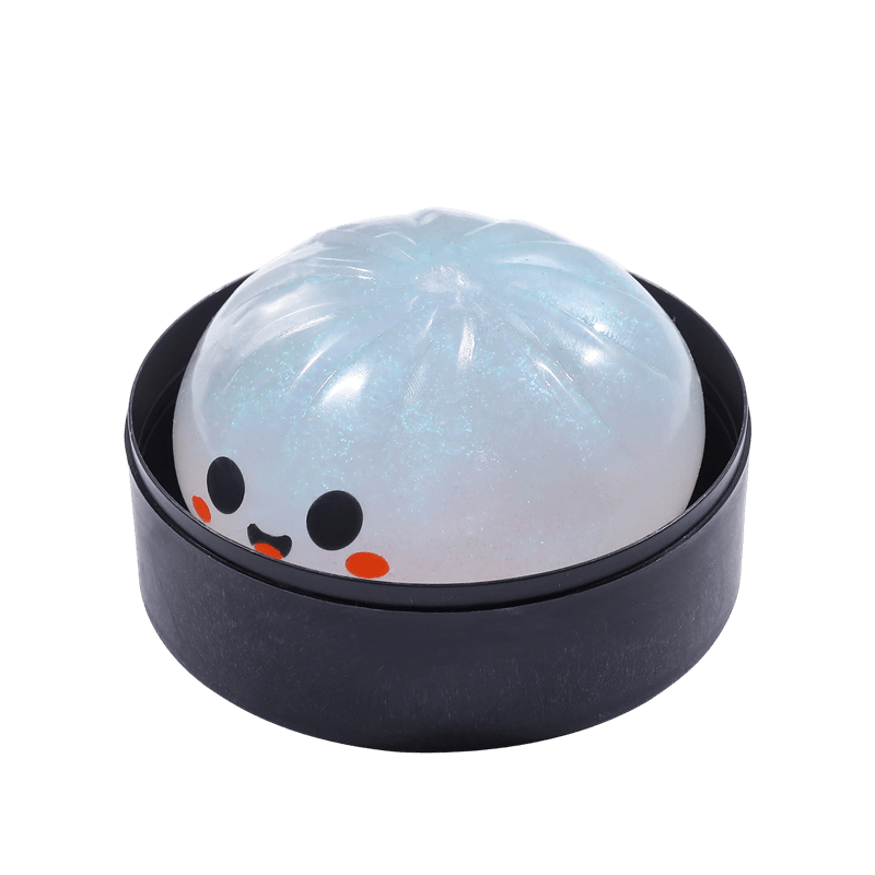 Juego de juguetes blandos de Halloween, calmante para el estrés de ascenso lento, inquieto sensorial del cráneo de calabaza con globo ocular