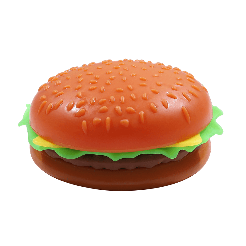 Juguete para apretar hamburguesas, réplica de comida rápida blanda, dispositivo portátil gigante para aliviar el estrés