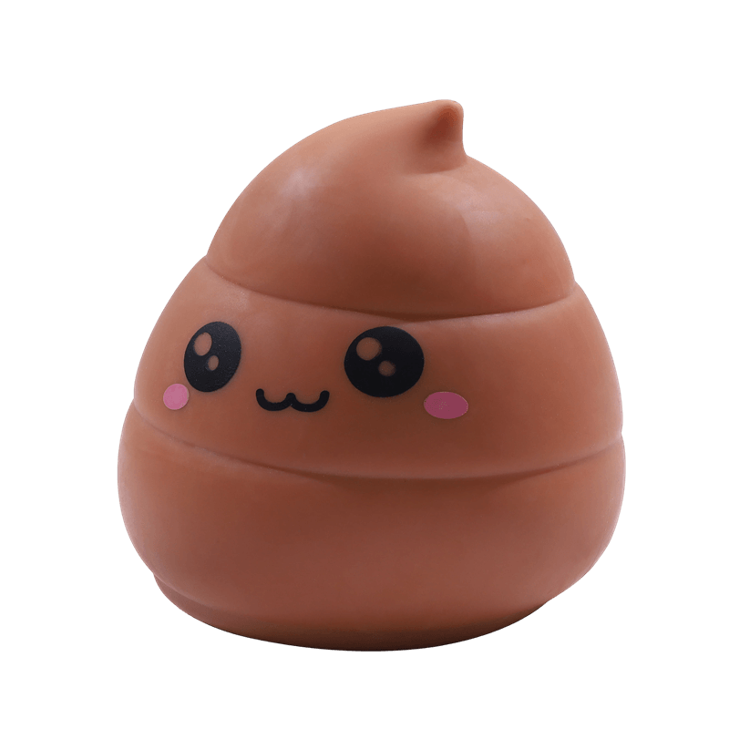 Juguete blando con emojis de caca, aliviador del estrés por compresión de ascenso lento, inquieto sensorial kawaii