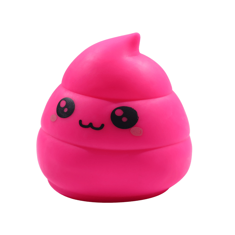 Juguete blando con emojis de caca, aliviador del estrés por compresión de ascenso lento, inquieto sensorial kawaii