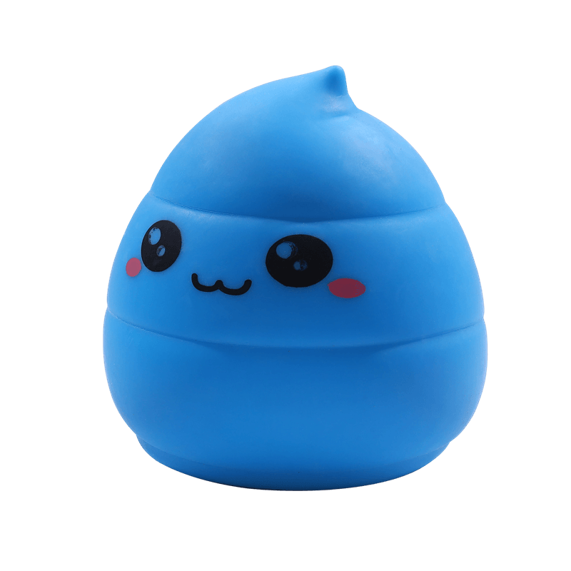 Juguete blando con emojis de caca, aliviador del estrés por compresión de ascenso lento, inquieto sensorial kawaii